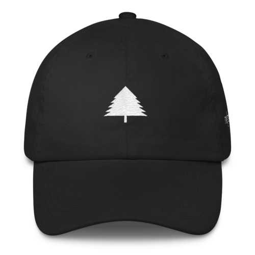 Tree Logo Dad Hat (Black) - Pine Top Brand