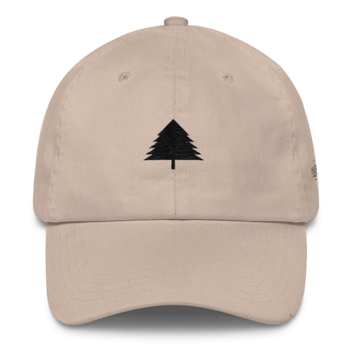 Tree Logo Dad Hat (Stone) - Pine Top Brand
